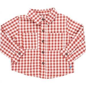 NEW PINK CHICKEN boys jack 2 pocket shirt in pony gingham